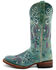 Image #3 - Ferrini Women's Dreamer Western Boots - Square Toe, Seafoam, hi-res