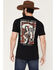 Image #1 - Riot Society Men's Fiesta Til Death Short Sleeve Graphic T-Shirt, Black, hi-res