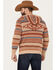 Image #4 - Pendleton Men's Medallion Striped Hooded Pullover, Tan, hi-res