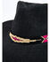 Image #6 - Nikki Beach Women's Eros Toyo Rancher Straw Hat , Black, hi-res