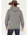 Image #4 - Cinch Men's Logo Hooded Sweatshirt, Grey, hi-res
