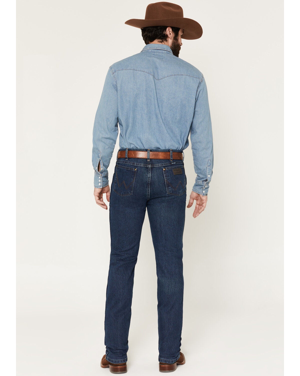 Image #3 - Wrangler Men's Midnight Rinse Premium Performance Cowboy Cut Slim Stretch Denim Jeans, Indigo, hi-res