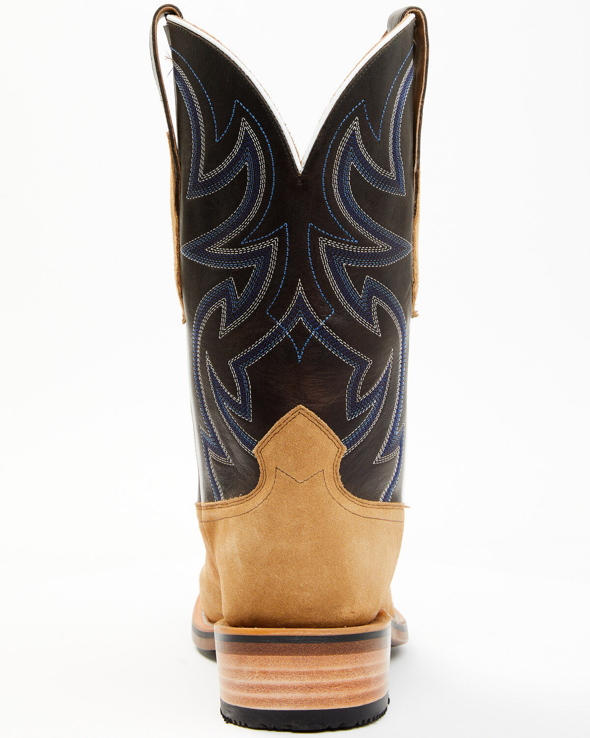 Image #5 - RANK 45® Men's Archer Roughout Western Boots - Square Toe, Coffee, hi-res