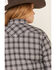 Image #4 - Rough Stock by Panhandle Women's West Bourne Ombre Plaid Long Sleeve Western Shirt - Plus, Black, hi-res