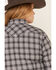 Rough Stock by Panhandle Women's West Bourne Ombre Plaid Long Sleeve Western Shirt - Plus, Black, hi-res