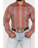 Image #3 - Sendero Provisions Men's Wyatt Stripe Print Long Sleeve Snap Western Shirt, Pink, hi-res