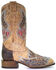Image #2 - Corral Women's Sand Side Wing Western Boots - Square Toe, , hi-res