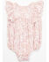 Image #1 - Yura Infant Girls' Printed Ruffle Onesie, Pink, hi-res