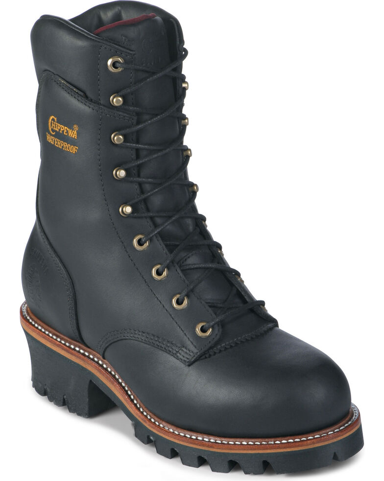 insulated work boots black