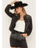 Image #1 - Idyllwind Women's Forest Rhinestone Denim Jacket, Black, hi-res