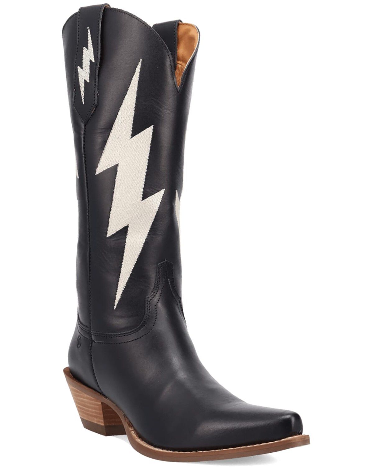 Dingo Women's Thunderbolt Western Boots - Round Toe, Black, hi-res
