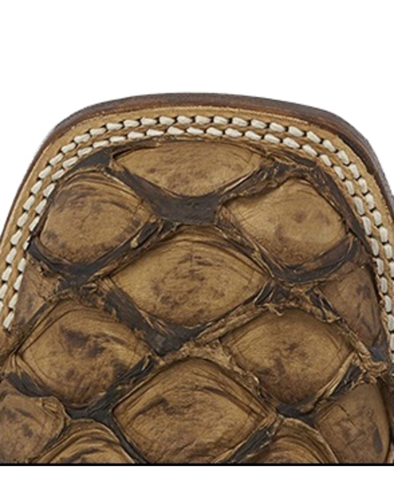 Product Name Tony Lama Men's Leviathan Chocolate Western Boots Square Toe