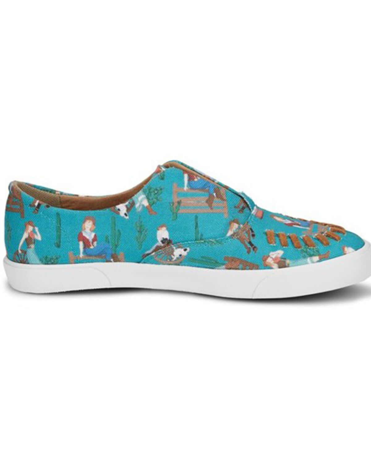 Image #2 - Reba by Justin Women's Alice Cowgirl Print Casual Slip-On Shoe, , hi-res