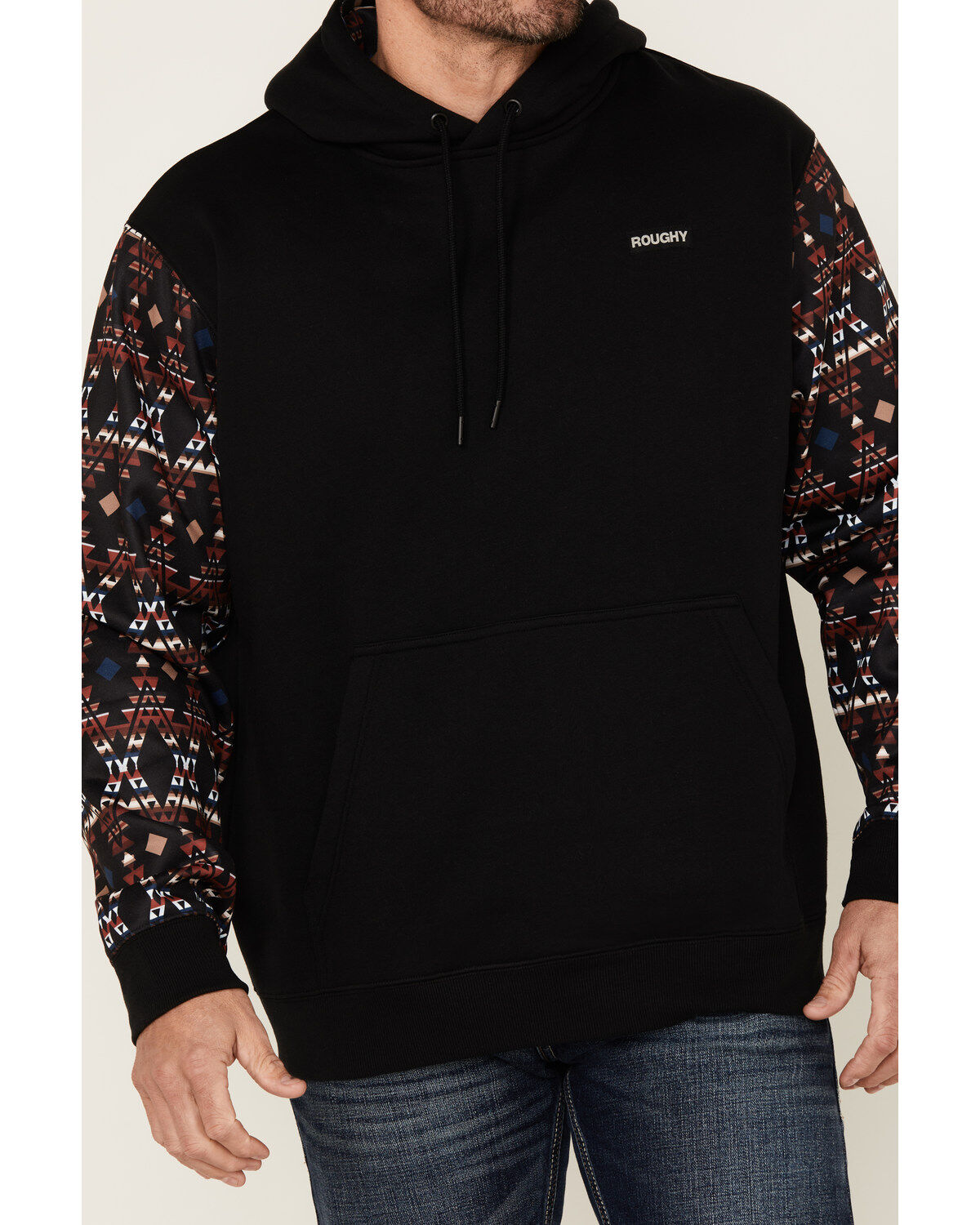 Product Name:  Hooey Men's Legendary Southwestern Sleeve Block Hooded Sweatshirt