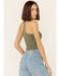 Image #4 - Free People Women's Hayley Racerback Brami, Olive, hi-res