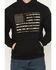Image #3 - Buckwear Men's Camo Spartan Patriot Hooded Sweatshirt, Black, hi-res