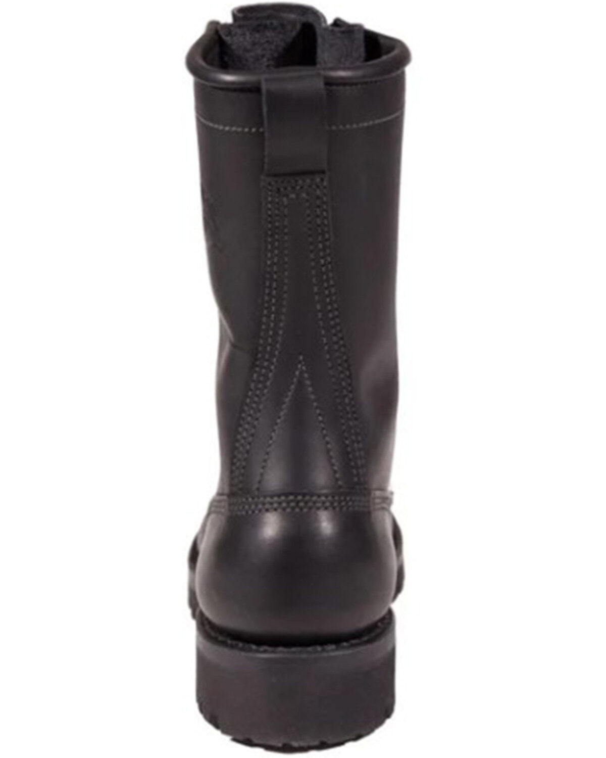 Image #3 - White's Boots Men's Smokechaser 10" Lace-Up Work Boots - Soft Toe, Black, hi-res