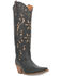 Image #1 - Dingo Women's Rhymin Tall Western Boots - Round Toe, Black, hi-res