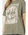 Image #3 - Girl Dangerous Women's Cheyenne Boyfriend Short Sleeve Graphic Tee, Green, hi-res