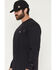 Image #3 - Carhartt Men's FR Force&reg; Loose Fit Lightweight Long Sleeve Camo C Graphic T-Shirt, Black, hi-res