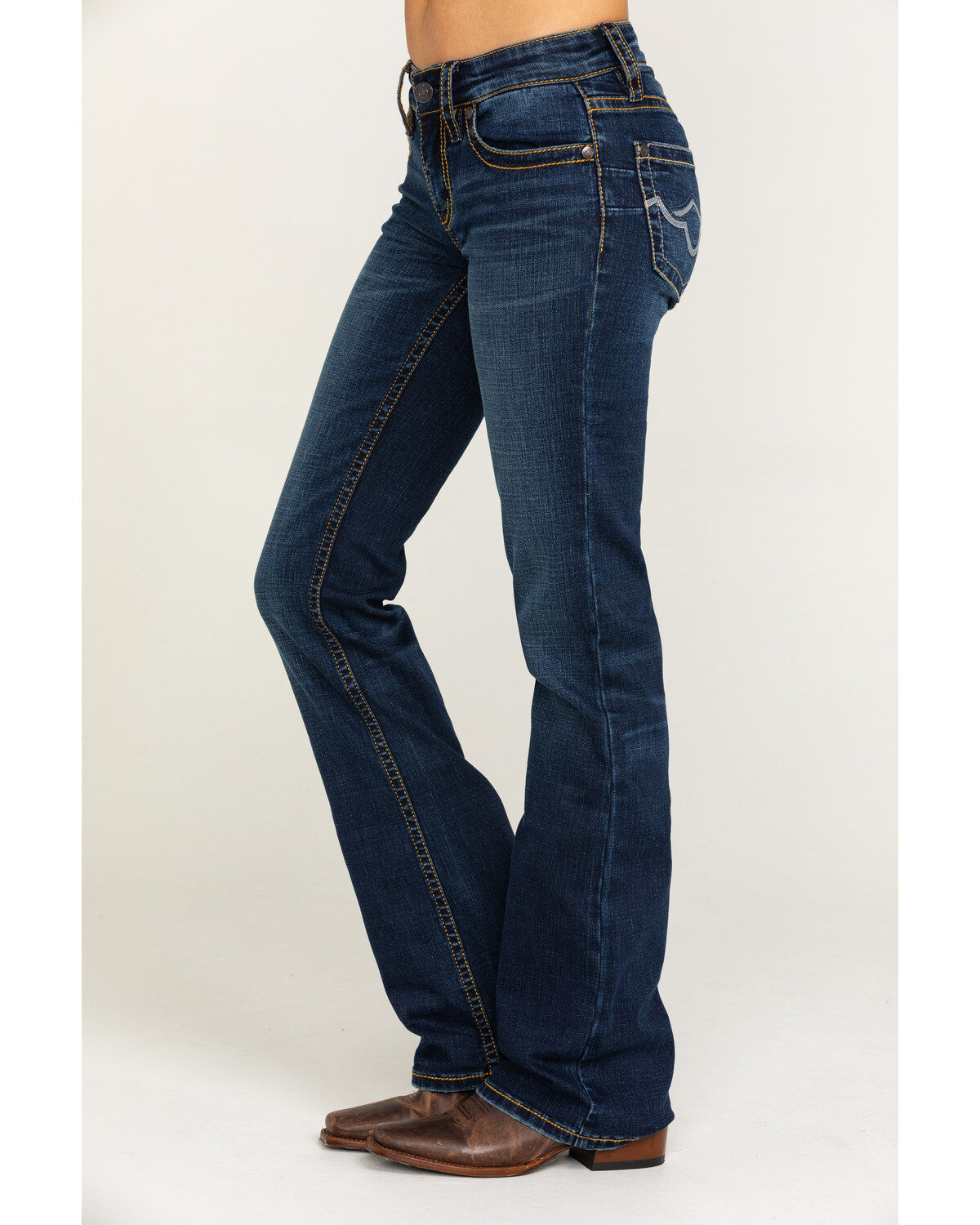 Image #3 - Shyanne Women's Dark  Wash Cool Nights Riding Jeans , , hi-res
