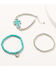 Image #1 - Shyanne Women's Cross Bracelet Set - 3 Piece, Silver, hi-res