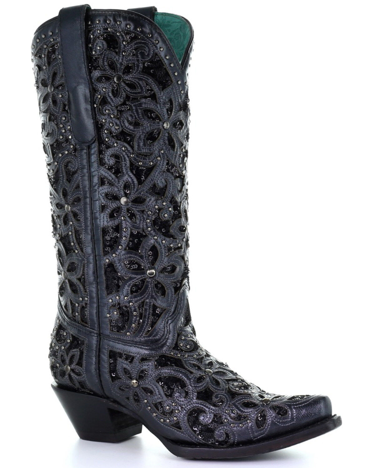black womens corral boots