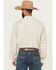 Image #4 - Cinch Men's Plaid Print Long Sleeve Button-Down Western Shirt, Oatmeal, hi-res