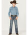 Image #1 - Wrangler Boys' Greeley Relaxed Bootcut Jeans, Blue, hi-res
