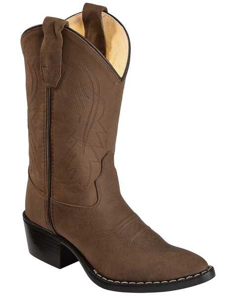 Image #1 - Cody James Boys' Distressed Western Boots - Pointed Toe, , hi-res