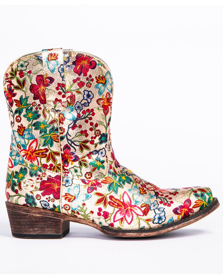 snip toe western booties