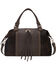 Image #1 - American West Chocolate Cow Town Large Convertible Zip Top Satchel , Chocolate, hi-res