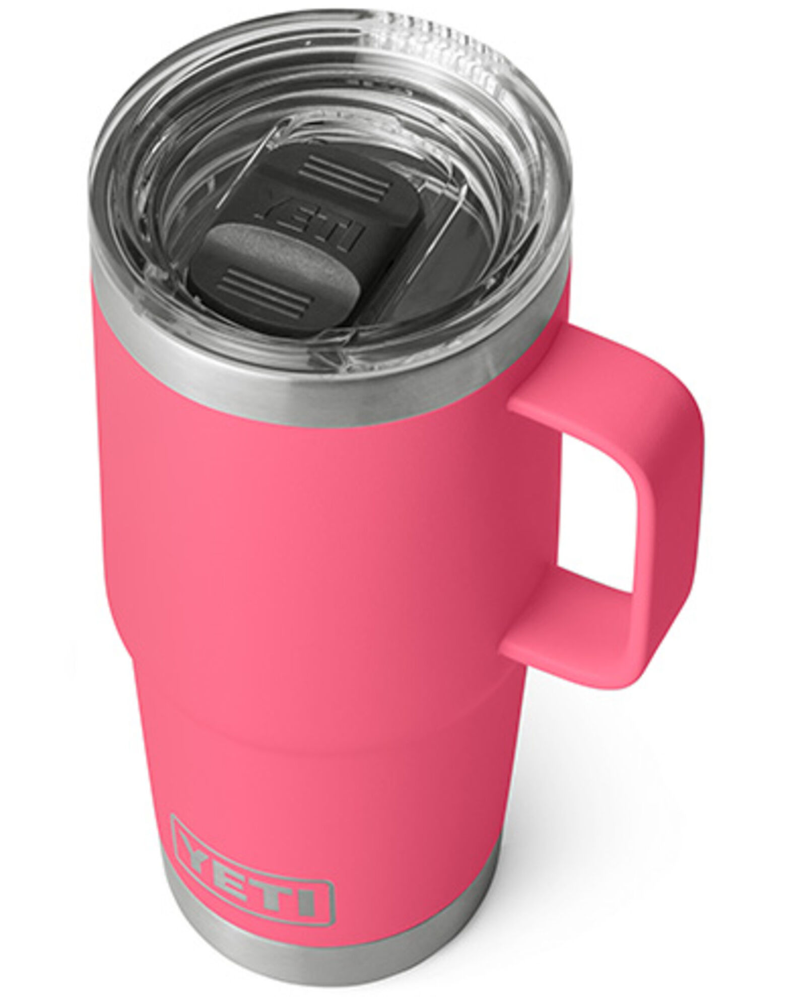 Image #3 - YETI Rambler® 20oz Stronghold™ Travel Mug, Bright Pink, hi-res