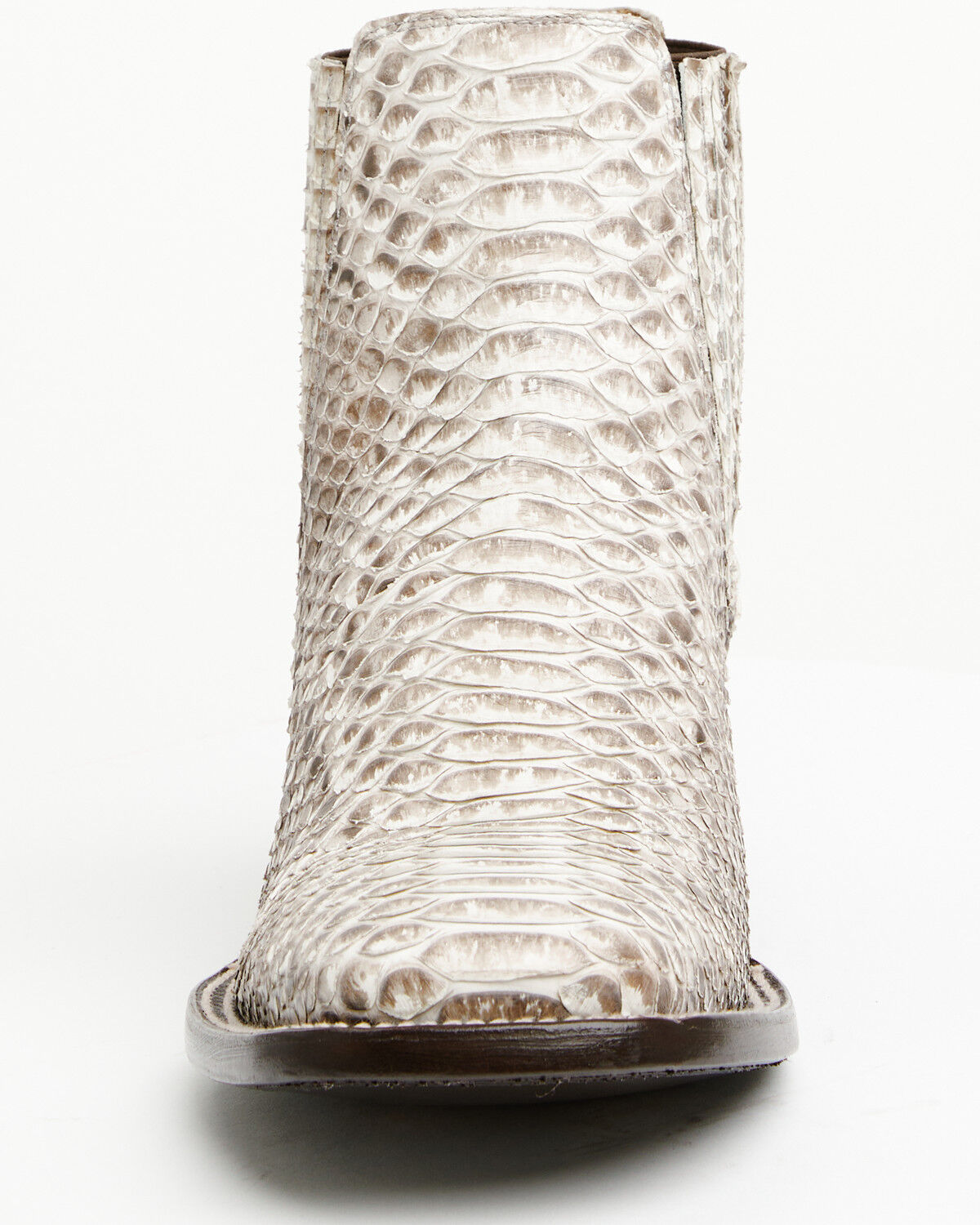 Image #5 - Cody James Men's Hash Exotic Python Western Ankle Boots - Broad Square Toe, Natural, hi-res