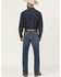 Image #3 - Ariat Men's M7 Dark Wash High Rise Slim Straight Stretch Denim Jeans, Dark Wash, hi-res