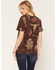 Image #4 - Shyanne Women's Western Conversational Short Sleeve Graphic Tee, Cognac, hi-res