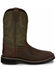 Justin Men's Driller Western Work Boots - Steel Toe, Dark Brown, hi-res