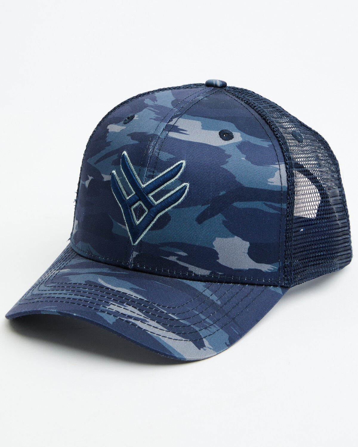 Hawx Men's Camo Print Mesh Back Ball Cap, Camouflage, hi-res