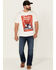Image #2 - Wrangler X Fender Men's On Tour Nashville Vintage Graphic T-Shirt, White, hi-res