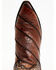 Dan Post Men's Exotic Wrapped Ostrich Leg Western Boots - Snip Toe , Tan, hi-res