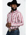 Image #3 - Cody James Men's Rodeo Rider Plaid Long Sleeve Western Shirt , , hi-res