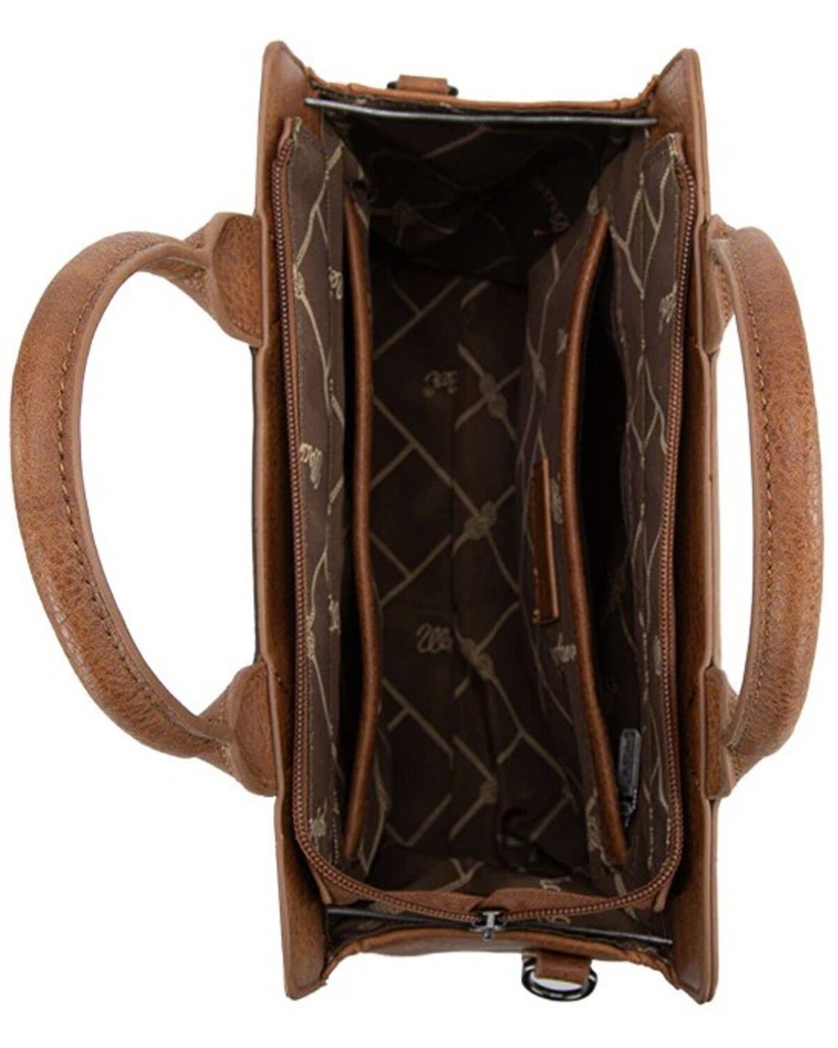 Image #3 - Wrangler Women's Jessie Tooled Crossbody Bag, Brown, hi-res