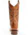 Dan Post Women's Magnolia Embroidered Western Boots - Broad Square Toe, Tan, hi-res