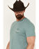 Image #2 - Wrangler Men's Boot Barn Exclusive Stamped Logo Short Sleeve Graphic T-Shirt, , hi-res