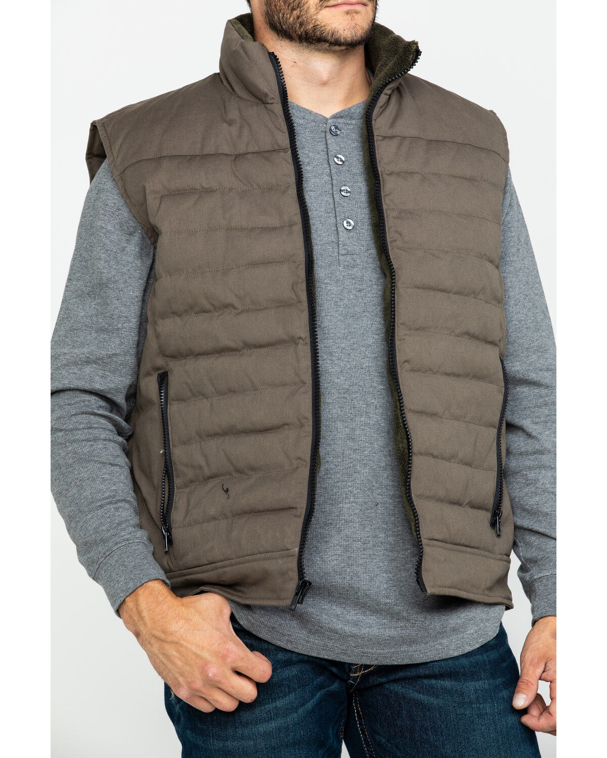 Zip up vest