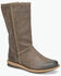 Image #1 - Born Women's Salee Mid Calf Suede Boots - Round Toe, Taupe, hi-res