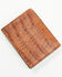 Image #3 - Cody James Black 1978® Men's Sutton Exotic Caiman Tail Bifold Wallet, Cognac, hi-res