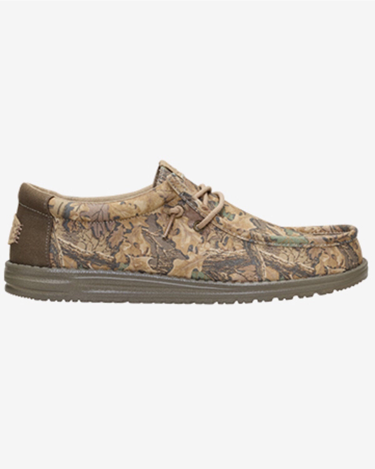 Image #2 - HEYDUDE Men's Wally Realtree Slip-On Casual Shoes - Moc Toe, Tan, hi-res