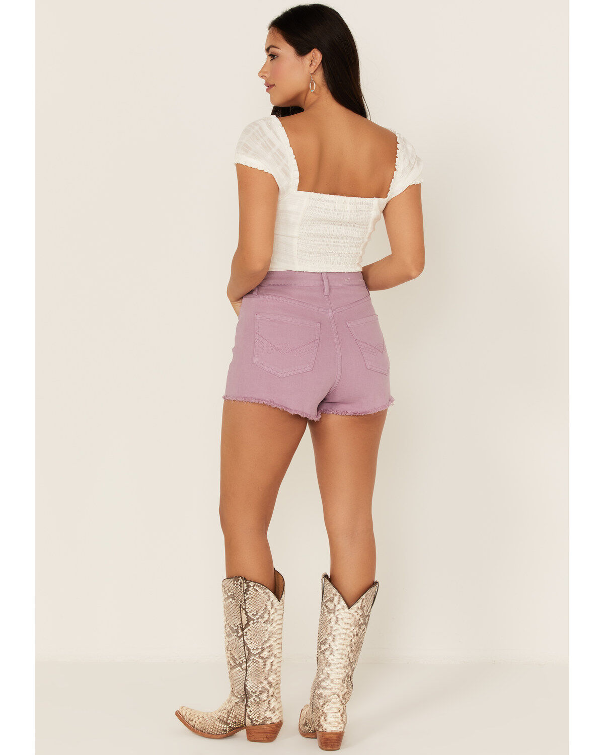 Image #3 - Idyllwind Women's Dusty High Rise Shorts, Mauve, hi-res