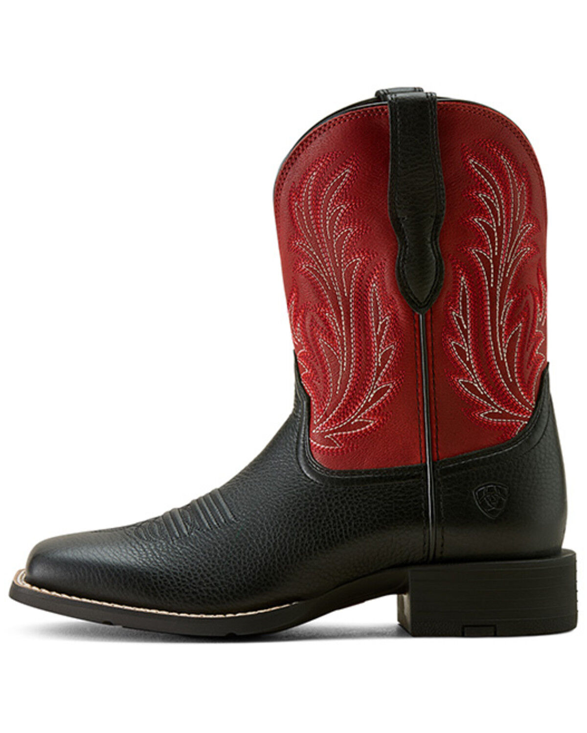 Image #2 - Ariat Women's Round Up Filly Performance Western Boots - Broad Square Toe, Red, hi-res